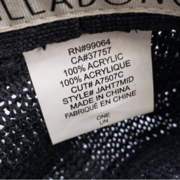 Billabong Black Straw Casual Sun Hat Faux Leather Braided Band O/S - Picture 10 of 12